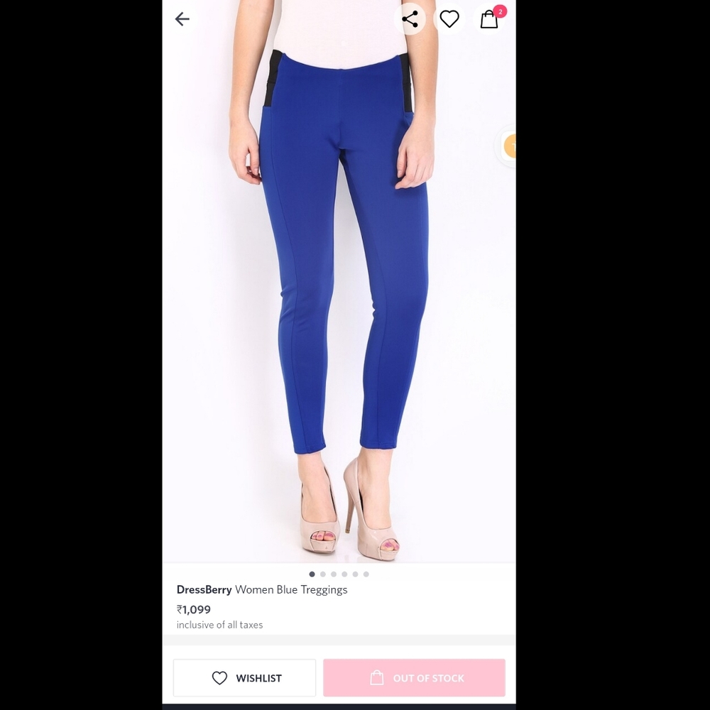 Blue Treggings (negotiable) - Picture 12 of 14